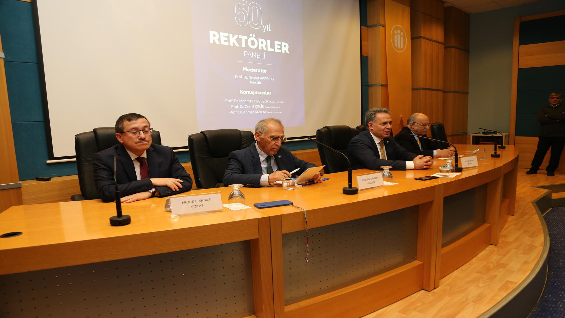 50. Yıl Rektörler Paneli