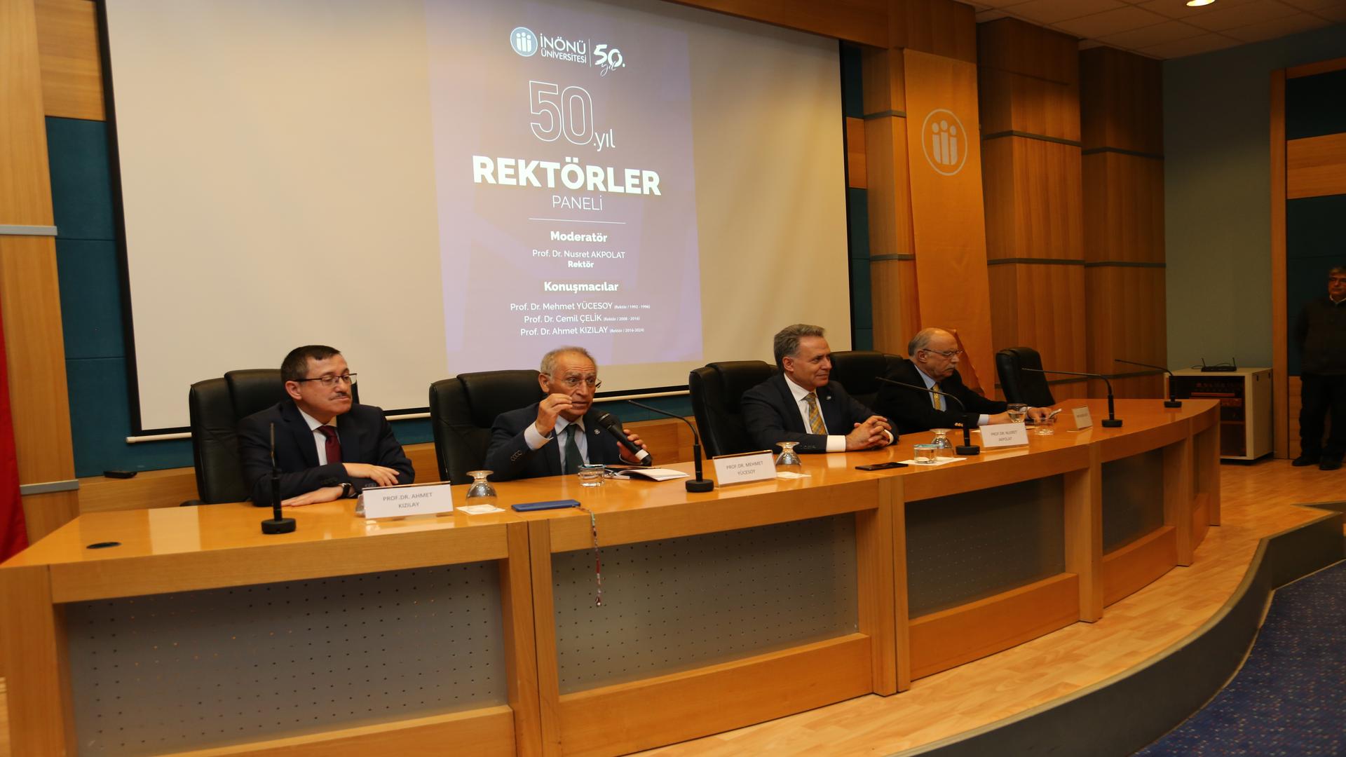 50. Yıl Rektörler Paneli